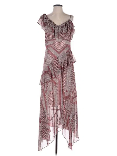 Pre-owned Rebecca Minkoff Cocktail Dress In Burgundy