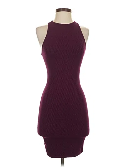 Pre-owned Rebecca Minkoff Cocktail Dress In Burgundy