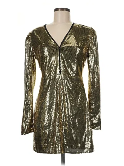 Pre-owned Rebecca Minkoff Cocktail Dress In Gold