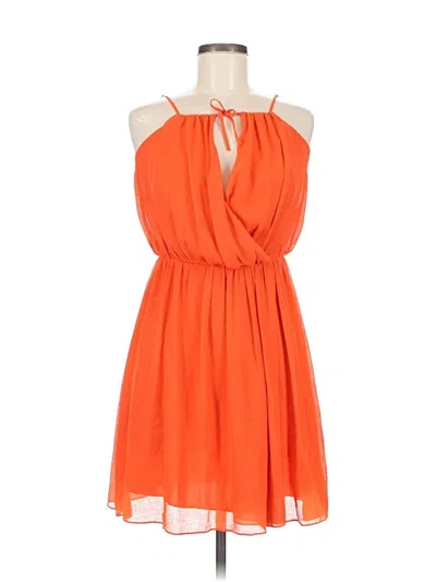 Pre-owned Rebecca Minkoff Cocktail Dress In Orange