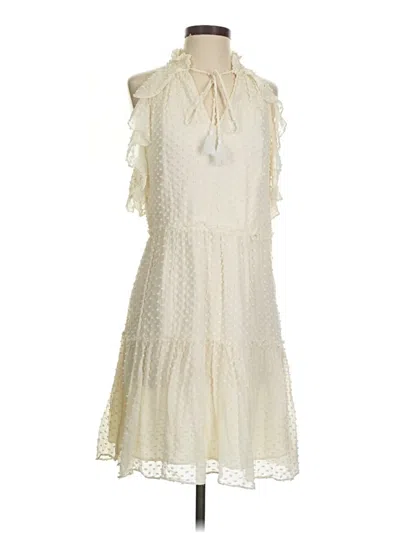Pre-owned Rebecca Minkoff Cocktail Dress In White