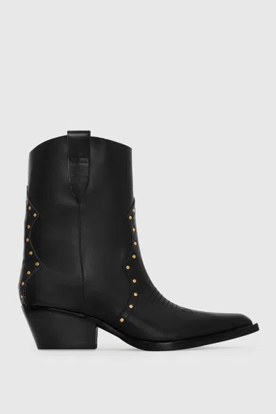 Rebecca Minkoff Cowboy Bootie With Studs In Black