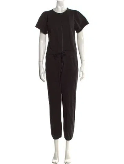 Pre-owned Rebecca Minkoff Crew Neck Jumpsuit In Black