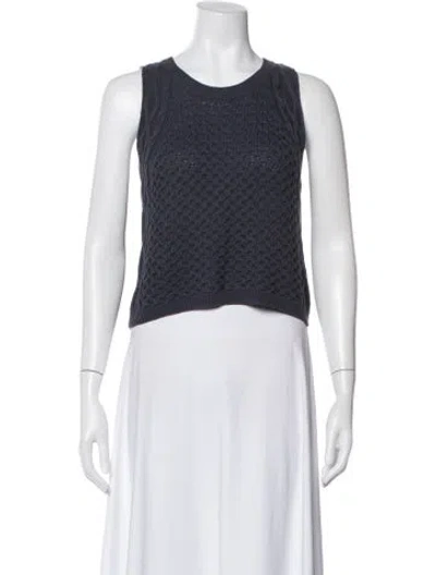 Pre-owned Rebecca Minkoff Crew Neck Sweater In Black