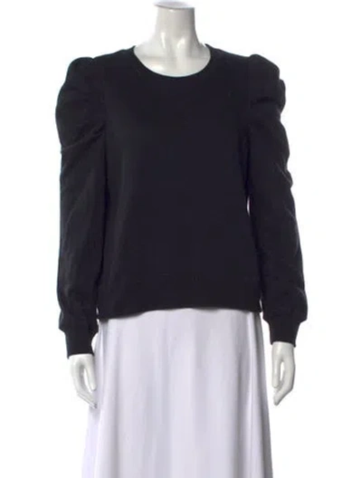 Pre-owned Rebecca Minkoff Crew Neck Sweater In Black