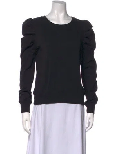 Pre-owned Rebecca Minkoff Crew Neck Sweater In Black