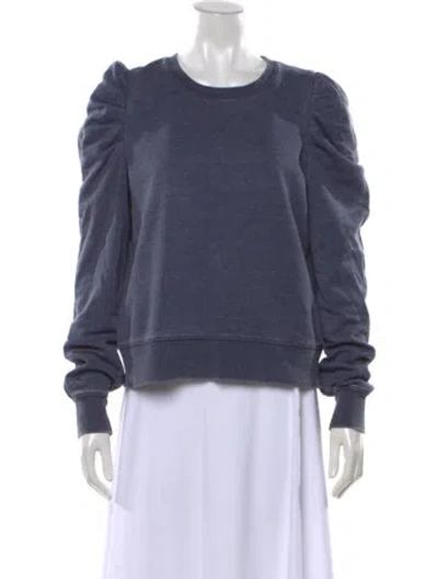 Pre-owned Rebecca Minkoff Crew Neck Sweater In Blue