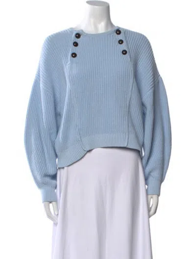 Pre-owned Rebecca Minkoff Crew Neck Sweater In Blue