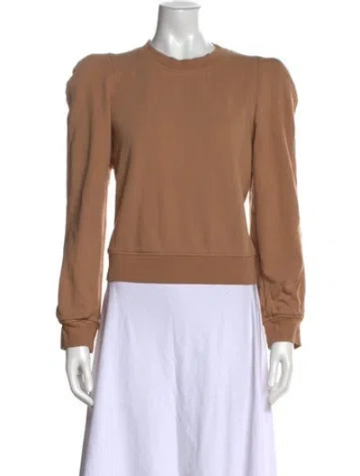 Pre-owned Rebecca Minkoff Crew Neck Sweater In Brown