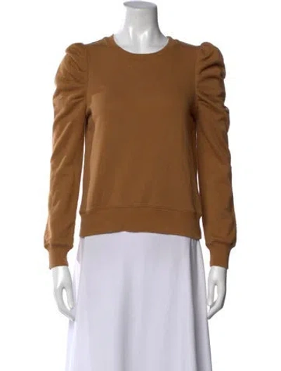 Pre-owned Rebecca Minkoff Crew Neck Sweater In Brown