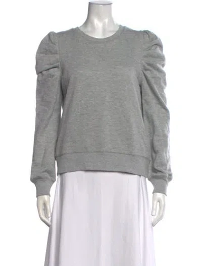 Pre-owned Rebecca Minkoff Crew Neck Sweater In Grey
