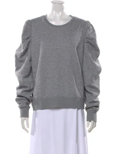 Pre-owned Rebecca Minkoff Crew Neck Sweater In Grey
