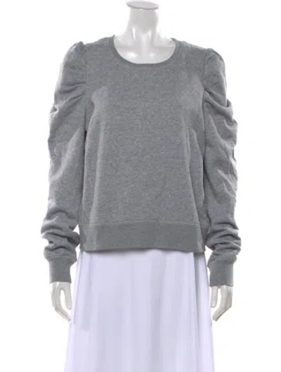 Pre-owned Rebecca Minkoff Crew Neck Sweater In Grey