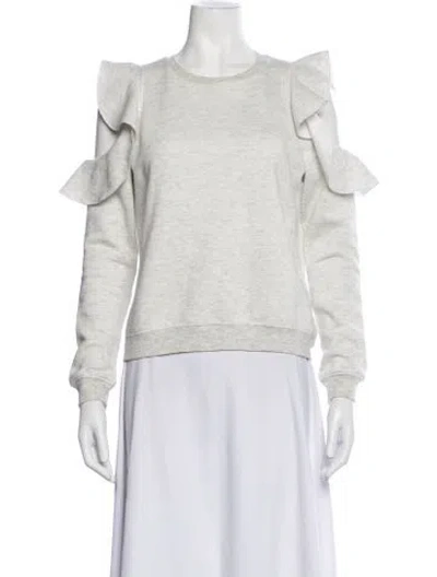 Pre-owned Rebecca Minkoff Crew Neck Sweater In Grey