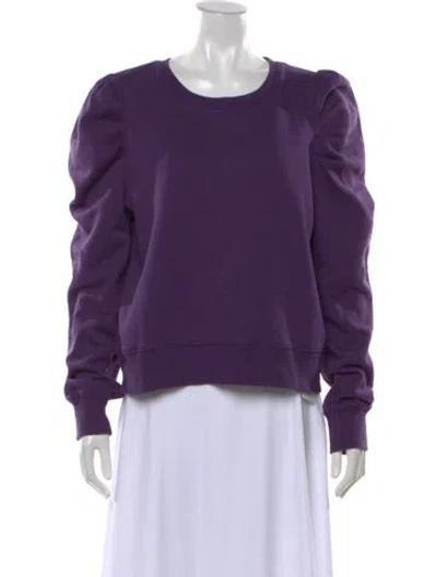 Pre-owned Rebecca Minkoff Crew Neck Sweater In Purple