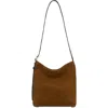 Rebecca Minkoff Crosby Bucket Shoulder Bag In Brown