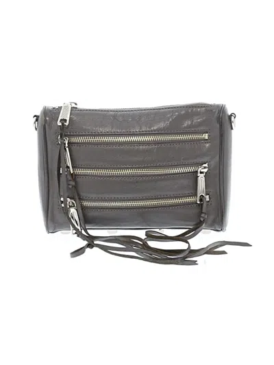 Pre-owned Rebecca Minkoff Crossbody Bag In Gray