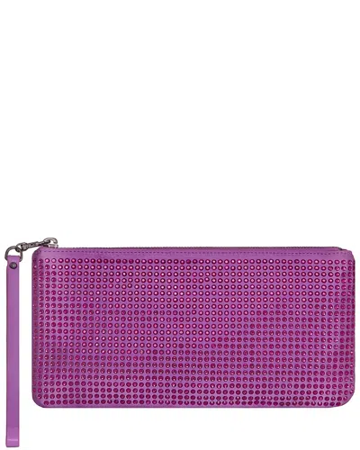 Rebecca Minkoff Crystal Pouch In Purple