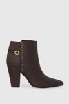 Rebecca Minkoff Darren Bootie In Dark Brandy