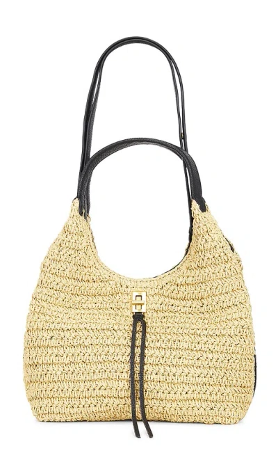 Rebecca Minkoff Darren Carrysome Satchel Bag In Natural & Black