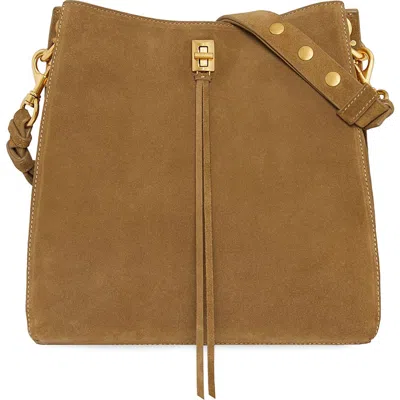 Rebecca Minkoff Darren Deerskin Leather Shoulder Bag In Honey