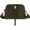 Rebecca Minkoff Darren Dome Leather Crossbody Bag In Green