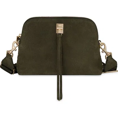 Rebecca Minkoff Darren Dome Leather Crossbody Bag In Green