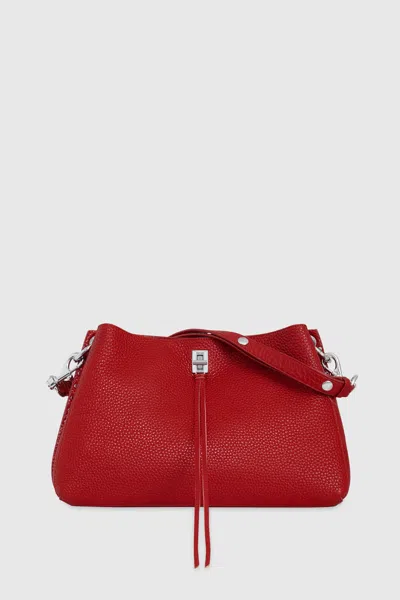 Rebecca Minkoff Darren E/w Shoulder Bag In Red