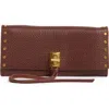 Rebecca Minkoff Darren Leather Continental Wallet In Brown