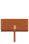 Rebecca Minkoff Darren Leather Continental Wallet In Caramello