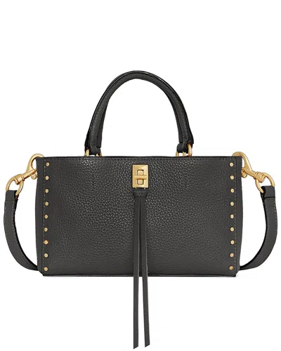 Rebecca Minkoff Darren Leather Crossbody In Gray