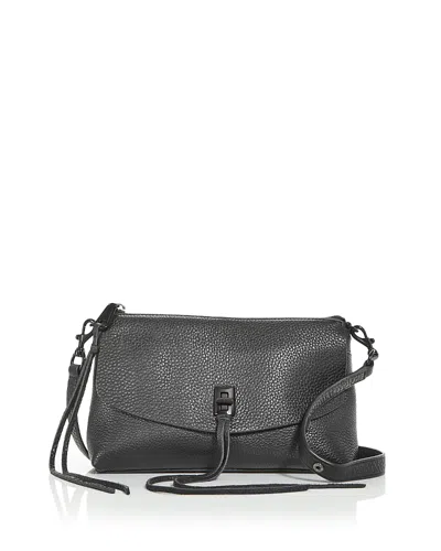 Rebecca Minkoff Darren Leather Crossbody In Black