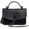 Rebecca Minkoff Darren Leather Messenger Bag In Black