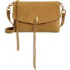 Rebecca Minkoff Darren Leather Shoulder Bag In Honey
