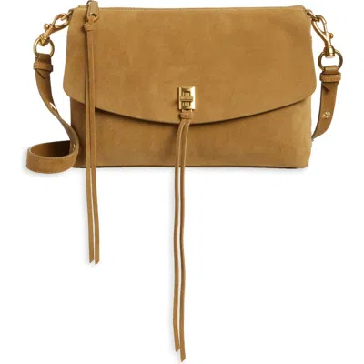 Rebecca Minkoff Darren Leather Shoulder Bag In Honey