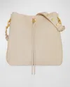 Rebecca Minkoff Darren Leather Shoulder Bag In Stone