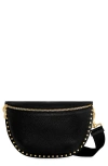 Rebecca Minkoff Darren Small Leather Sling Bag In Black