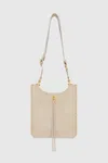 Rebecca Minkoff Darren Medium Feed Bag In Stone