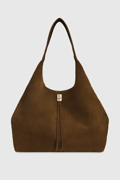 Rebecca Minkoff Darren Signature Carryall Bag In Brown