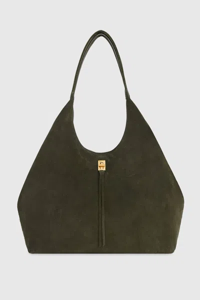 Rebecca Minkoff Darren Signature Carryall Bag In Moss