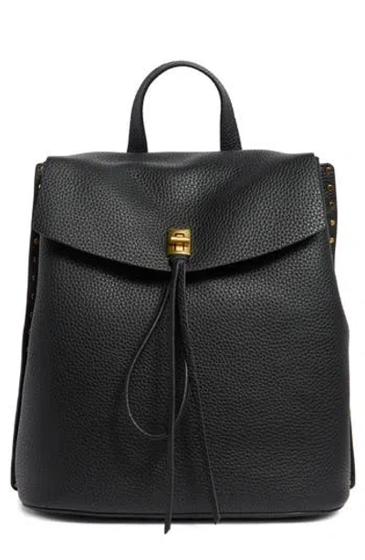 Rebecca Minkoff Darren Signature Leather Backpack In Black
