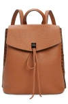 Rebecca Minkoff Darren Signature Leather Backpack In Brown