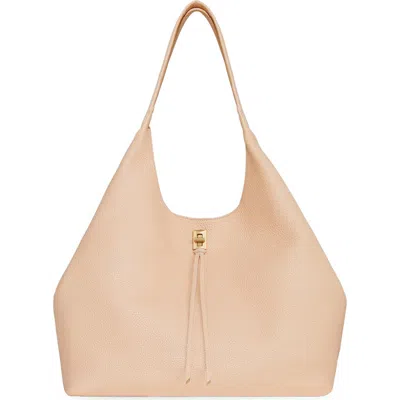 Rebecca Minkoff Darren Signature Leather Carryall Bag In Sand
