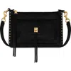Rebecca Minkoff Darren Signature Leather Shoulder Bag In Black