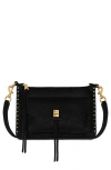 Rebecca Minkoff Darren Signature Leather Shoulder Bag In Black