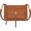 Rebecca Minkoff Darren Signature Leather Shoulder Bag In Caramello