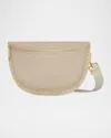 Rebecca Minkoff Darren Sling Studded Leather Crossbody Bag In Stone