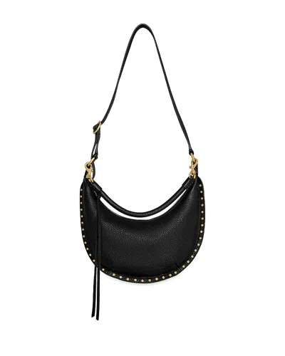 Rebecca Minkoff Darren Small Crescent Crossbody In Black