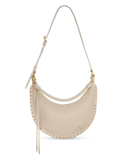 Rebecca Minkoff Darren Small Leather Crescent Crossbody Bag In Gray