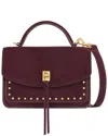 Rebecca Minkoff Darren Small Leather Messenger Bag In Red